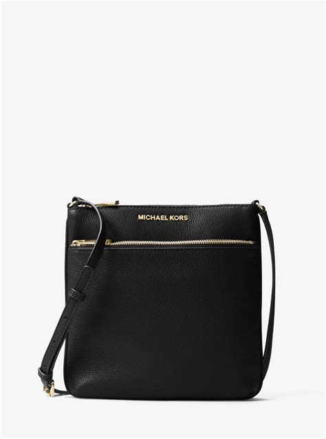 michael kors riley small|Riley Small Pebbled Leather Messenger Bag.